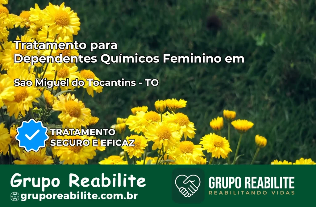 Tratamento para Dependentes Químicos Feminino em São Miguel do Tocantins – TO