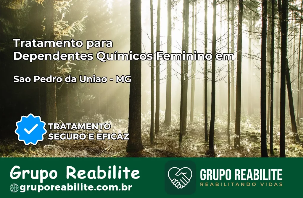 Tratamento para Dependentes Químicos Feminino em São Pedro da União – MG
