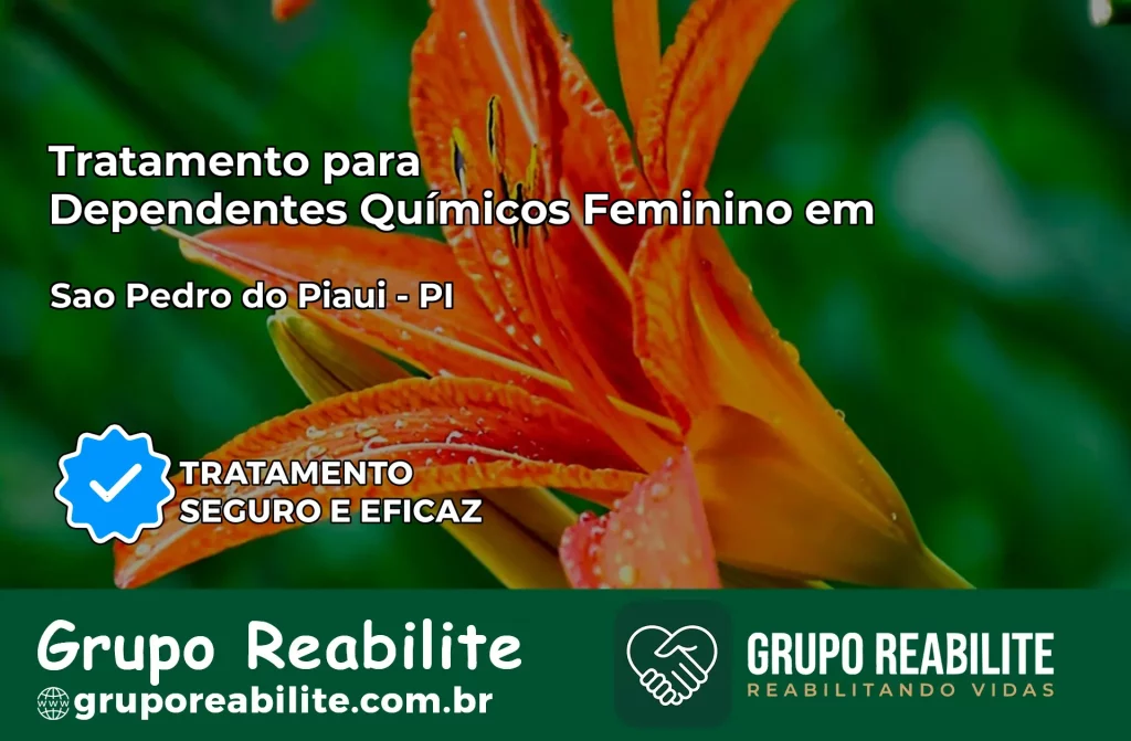 Tratamento para Dependentes Químicos Feminino em São Pedro do Piauí – PI