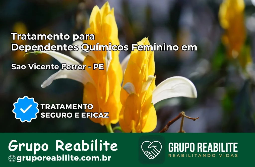 Tratamento para Dependentes Químicos Feminino em São Vicente Férrer – PE