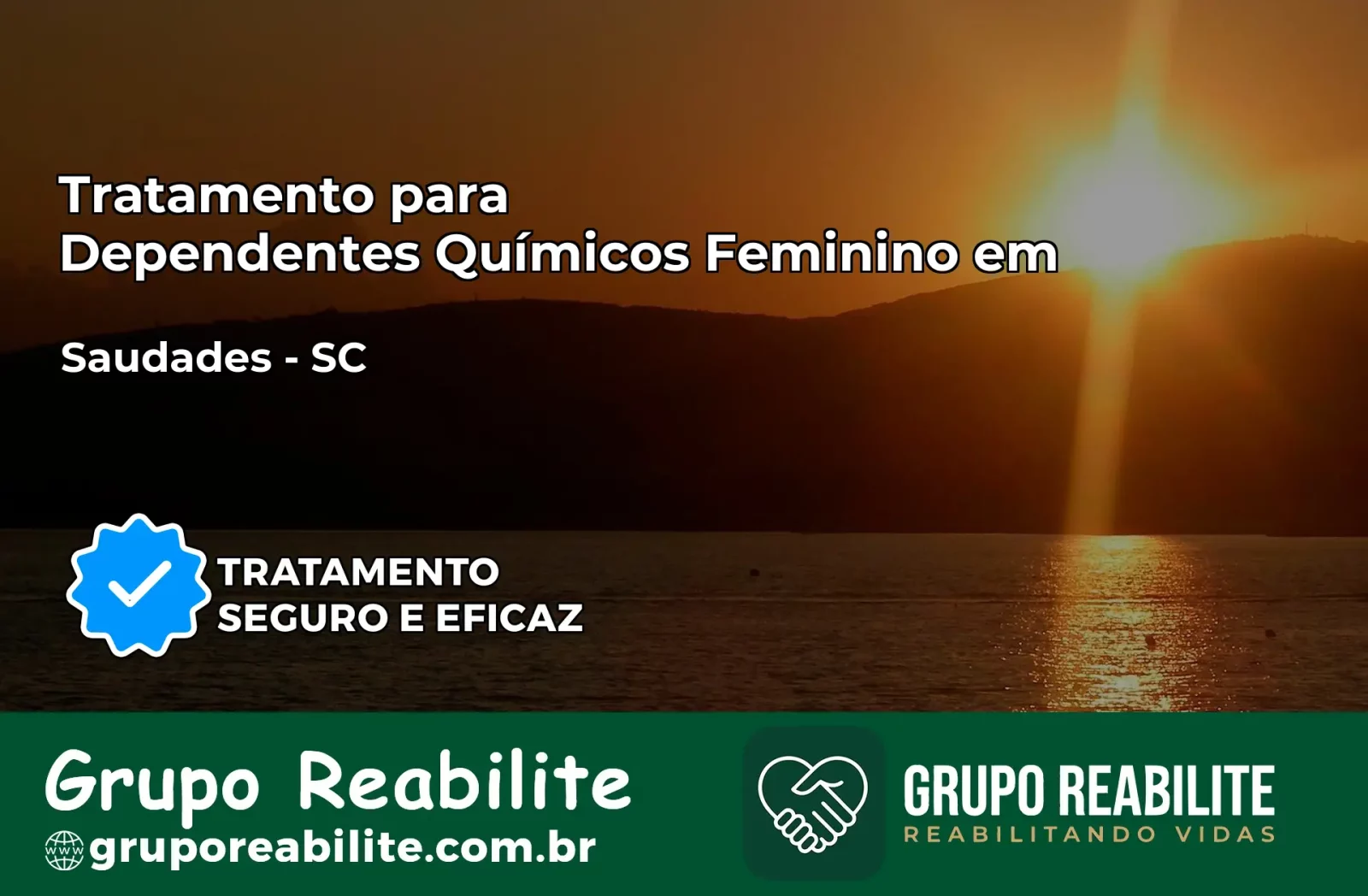 Tratamento para Dependentes Químicos Feminino em Saudades – SC