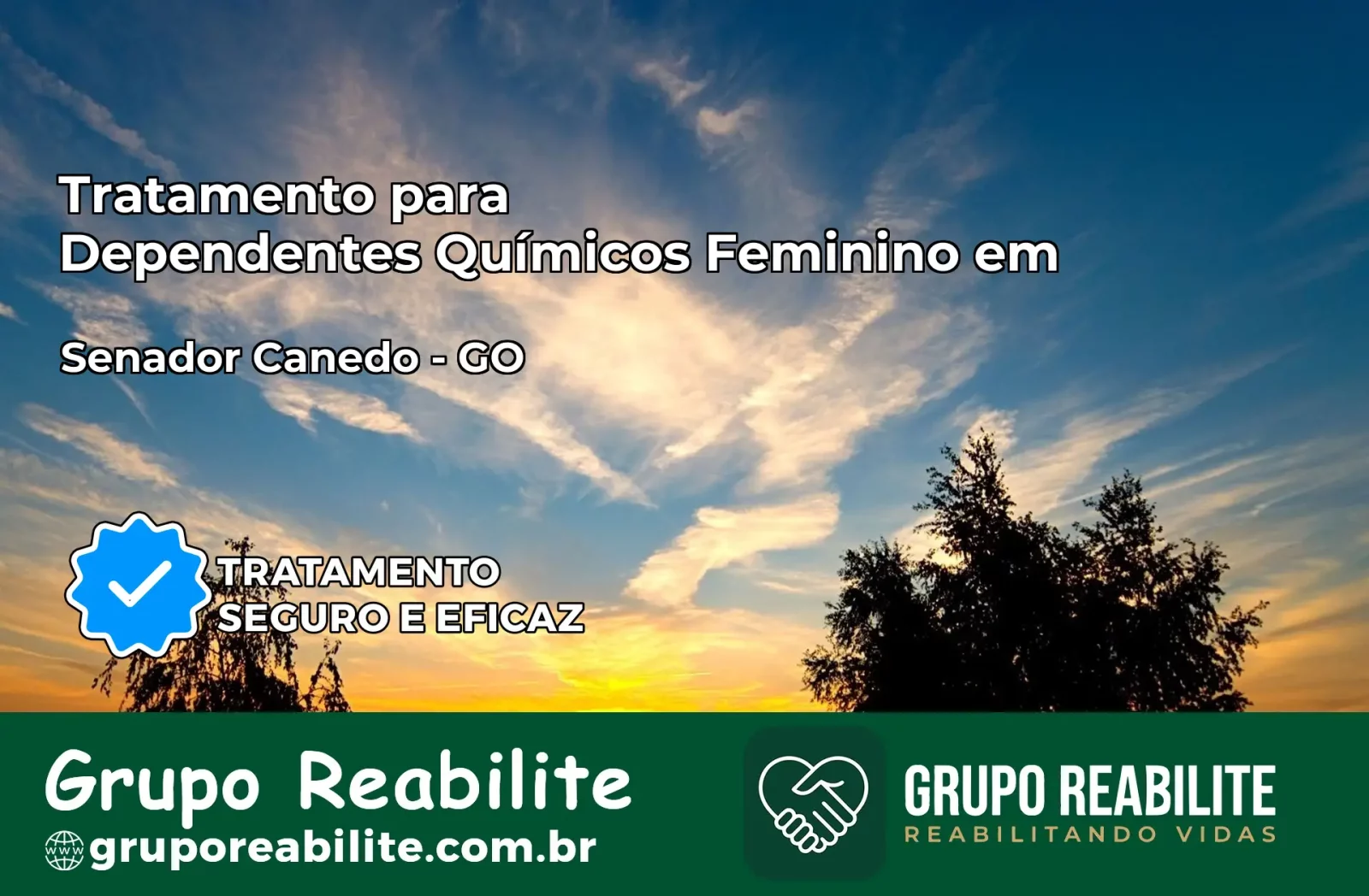 Tratamento para Dependentes Químicos Feminino em Senador Canedo – GO