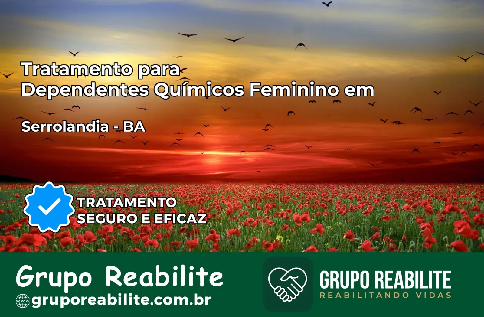 Tratamento para Dependentes Químicos Feminino em Serrolândia – BA