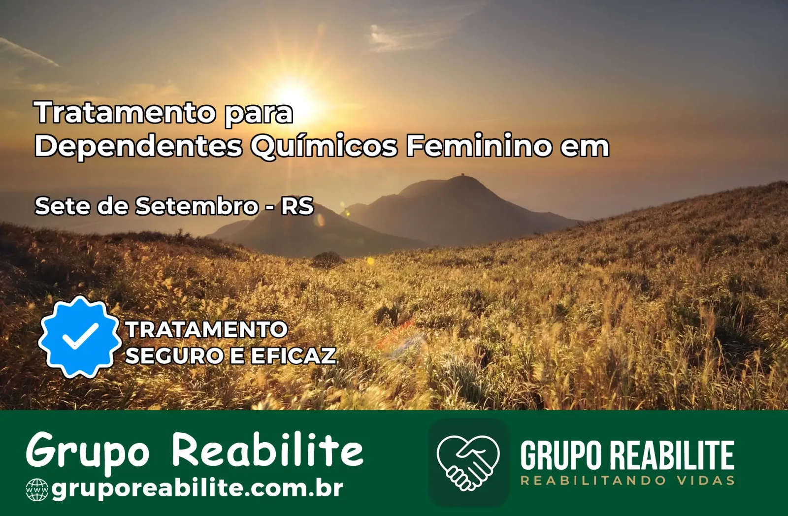 Tratamento para Dependentes Químicos Feminino em Sete de Setembro – RS