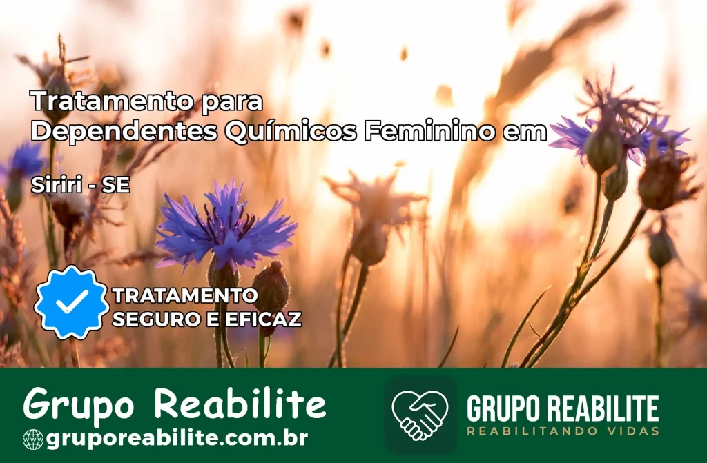 Tratamento para Dependentes Químicos Feminino em Siriri – SE