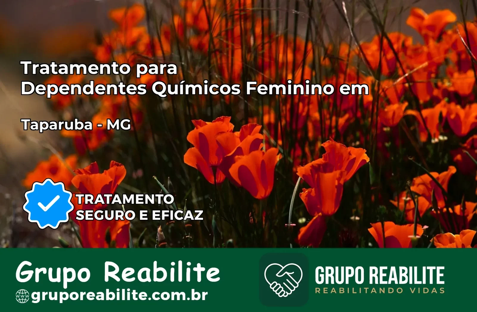Tratamento para Dependentes Químicos Feminino em Taparuba – MG
