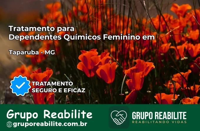 Tratamento para Dependentes Químicos Feminino em Taparuba – MG