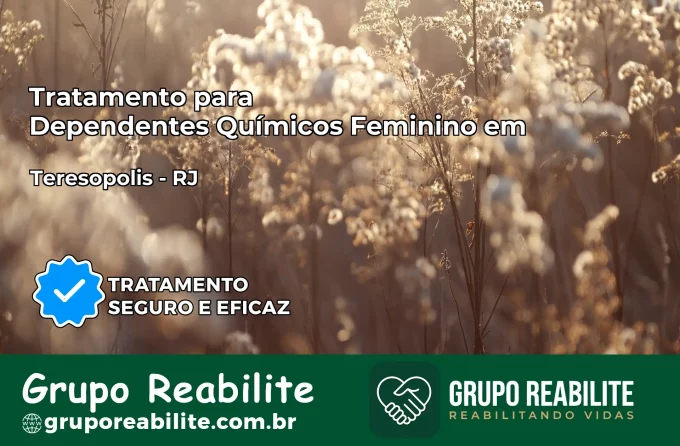 Tratamento para Dependentes Químicos Feminino em Teresópolis – RJ
