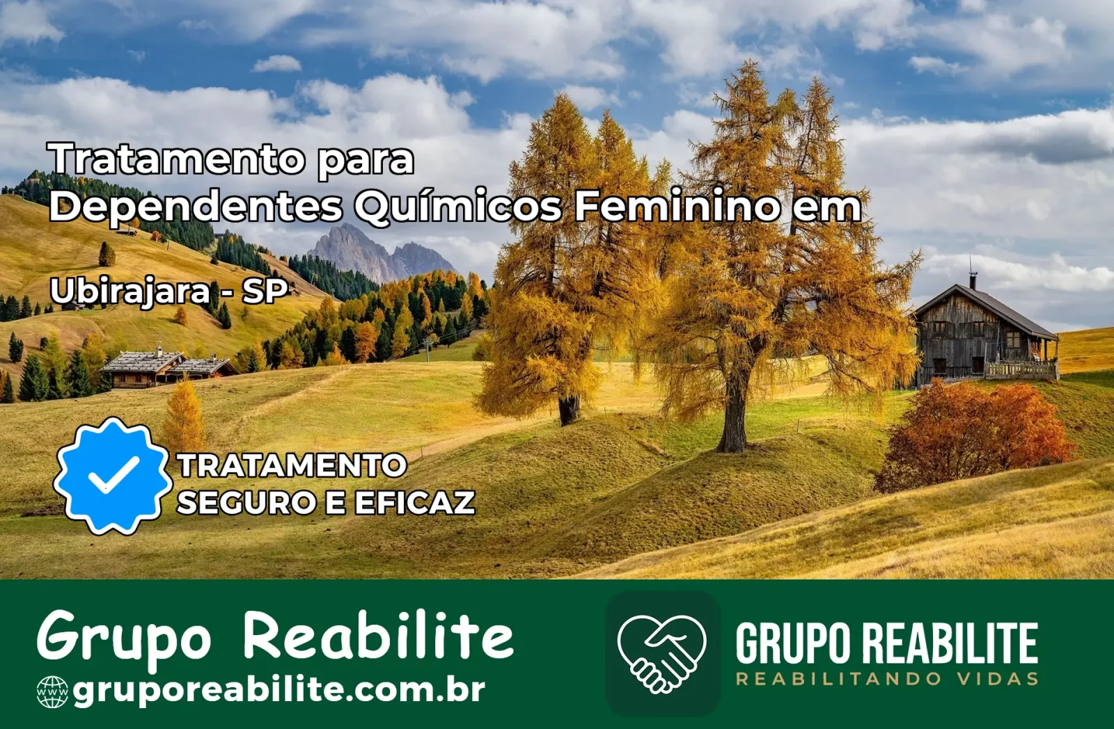 Tratamento para Dependentes Químicos Feminino em Ubirajara – SP
