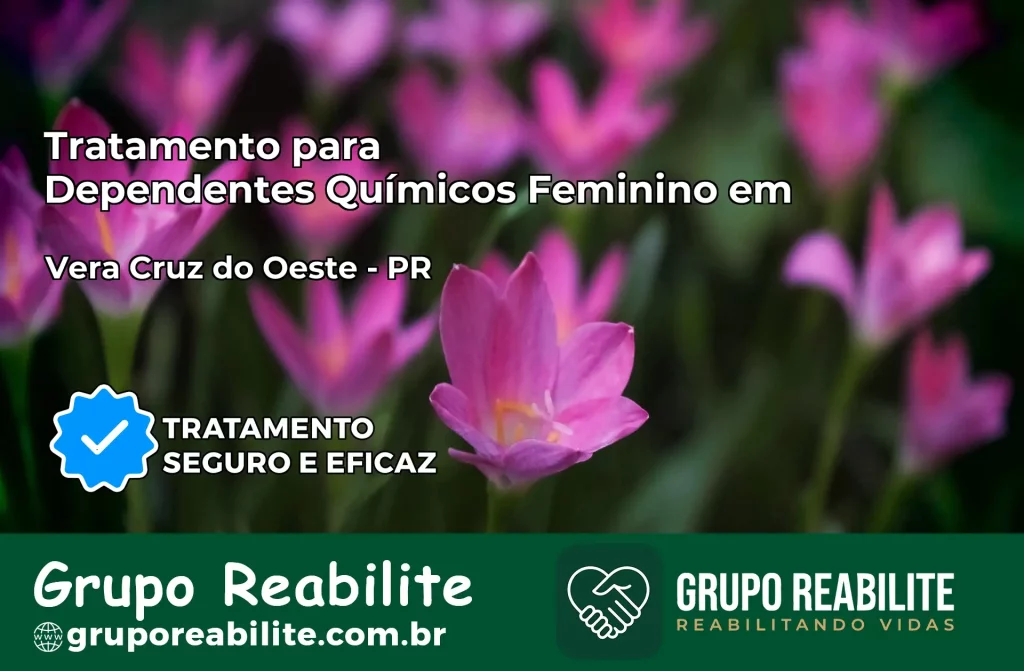 Tratamento para Dependentes Químicos Feminino em Uniflor – PR