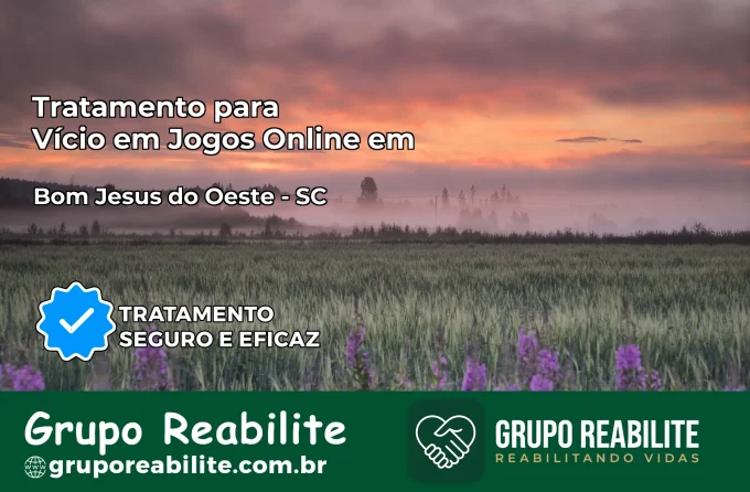 Tratamento Vício em Jogos Online em Bom Jesus do Oeste | Tigrinho, Aviator, Slots