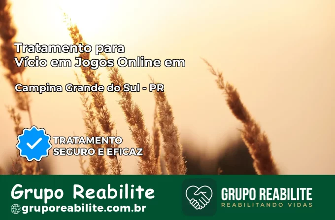 Tratamento Vício em Jogos Online em Campina Grande do Sul | Tigrinho, Aviator, Slots