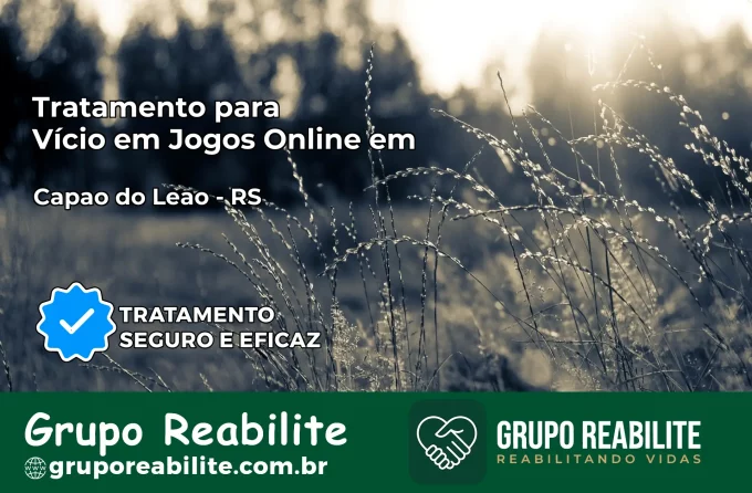 Tratamento Vício em Jogos Online em Capão do Leão | Tigrinho, Aviator, Slots