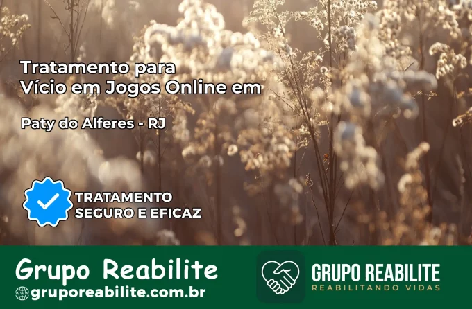 Tratamento Vício em Jogos Online em Paty do Alferes | Tigrinho, Aviator, Slots